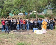 理想物流2020年二月份放生祈?；顒?dòng)